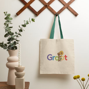 Guardians of the Galaxy Groot Name Flower Tote Bag