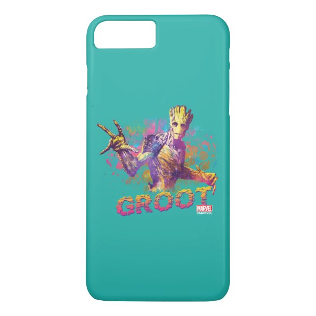Guardians of the Galaxy | Groot Neon Graphic Case-Mate iPhone Case (Back)