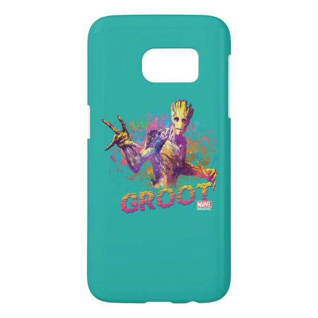Guardians of the Galaxy | Groot Neon Graphic Case-Mate Samsung Galaxy Case (Back)