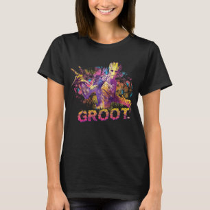 Guardians of the Galaxy   Groot Neon Graphic T-Shirt