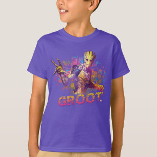 Guardians of the Galaxy   Groot Neon Graphic T-Shirt