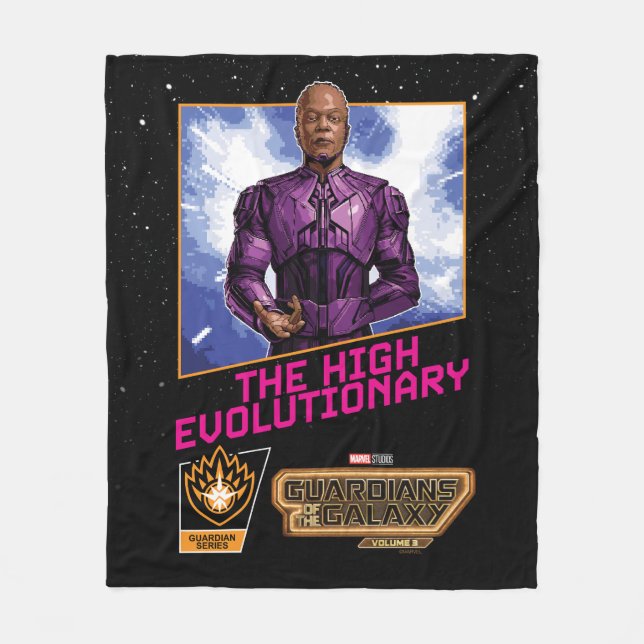 Guardians of the Galaxy High Evolutionary Box Art Fleece Blanket (Front)