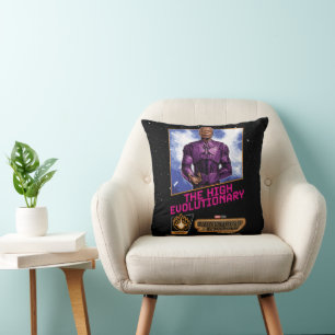 Guardians of the Galaxy High Evolutionary Box Art Throw Pillow