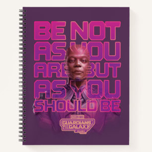 Guardians of the Galaxy High Evolutionary Quote Notebook