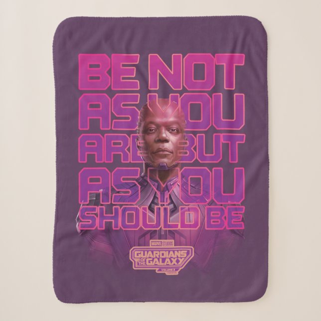 Guardians of the Galaxy High Evolutionary Quote Sherpa Blanket (Front)