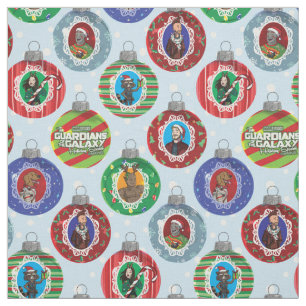 Guardians of the Galaxy Holiday Bauble Pattern Fabric