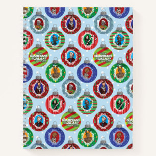 Guardians of the Galaxy Holiday Bauble Pattern Notebook