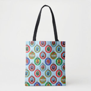Guardians of the Galaxy Holiday Bauble Pattern Tote Bag