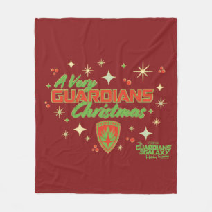 Guardians of the Galaxy Holiday Christmas Wishes Fleece Blanket
