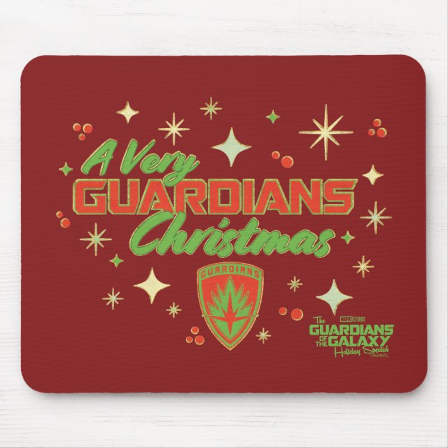 Guardians of the Galaxy Holiday Christmas Wishes Mouse Pad (Front)