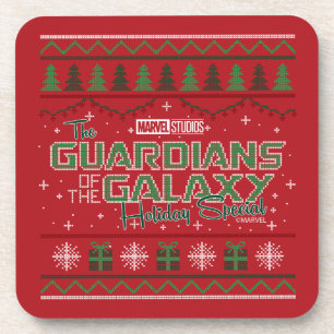 Guardians of the Galaxy Holiday Cross Stitch Coaster