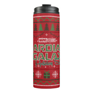 Guardians of the Galaxy Holiday Cross Stitch Thermal Tumbler