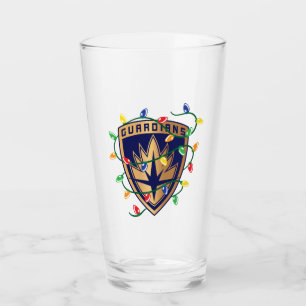Guardians of the Galaxy Holiday Logo & Lights Glass
