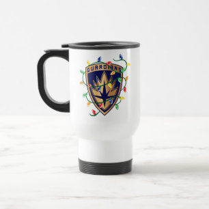 Guardians of the Galaxy Holiday Logo & Lights Travel Mug