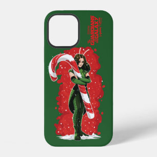Guardians of the Galaxy Holiday Mantis Candy Cane iPhone 12 Case