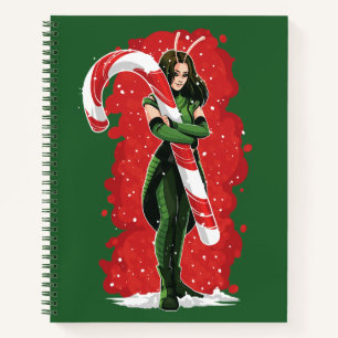 Guardians of the Galaxy Holiday Mantis Candy Cane Notebook