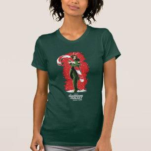Guardians of the Galaxy Holiday Mantis Candy Cane T-Shirt