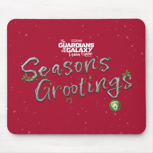 Guardians of the Galaxy Holiday Season's Grootings Mouse Pad (Front)