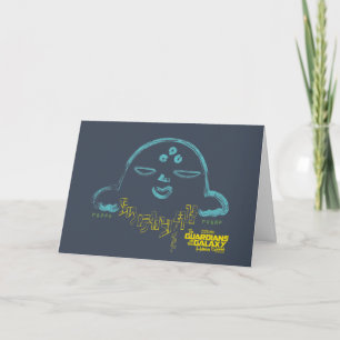 Guardians of the Galaxy Holiday Star-Lord Tee Card