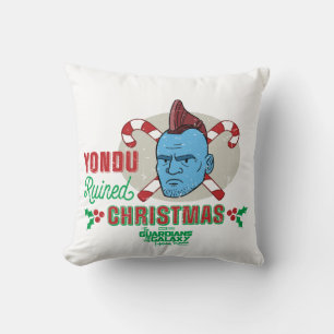 Guardians of the Galaxy Holiday Yondu Graphic Throw Pillow