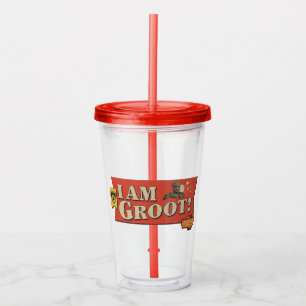 Guardians of the Galaxy "I Am Groot" Banner Acrylic Tumbler