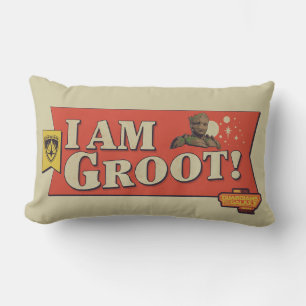 Guardians of the Galaxy "I Am Groot" Banner Lumbar Pillow