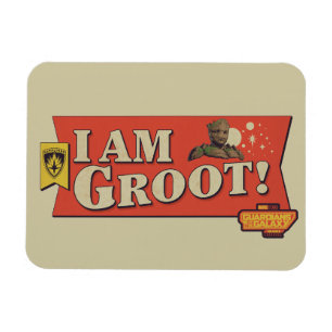 Guardians of the Galaxy "I Am Groot" Banner Magnet