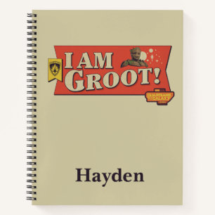 Guardians of the Galaxy "I Am Groot" Banner Notebook
