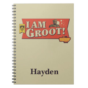 Guardians of the Galaxy "I Am Groot" Banner Notebook