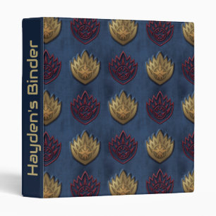 Guardians of the Galaxy Insignia Pattern Binder