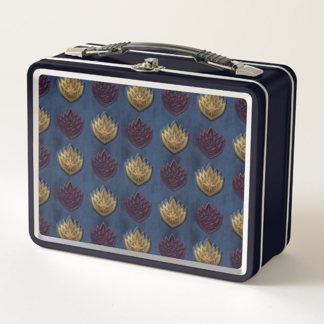 Guardians of the Galaxy Insignia Pattern Metal Lunch Box (Front)