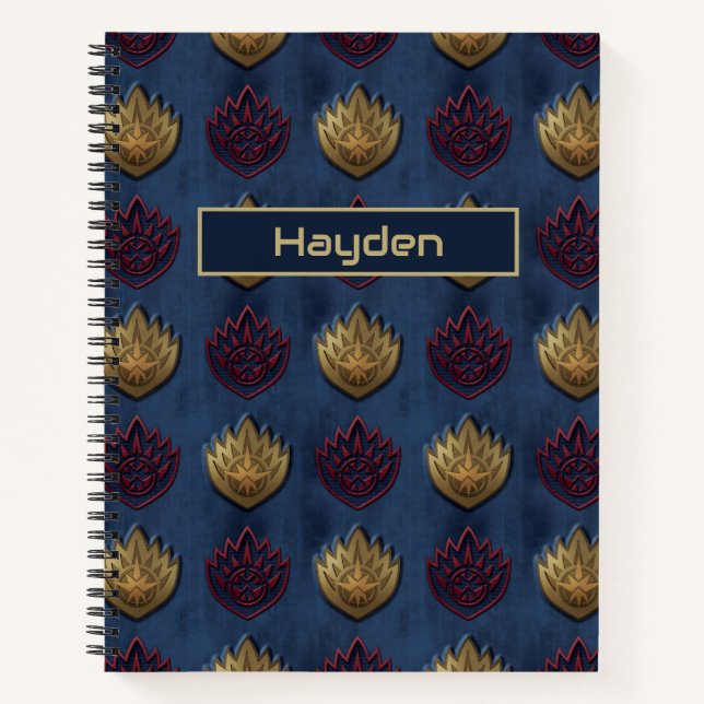 Guardians of the Galaxy Insignia Pattern Notebook (Front)