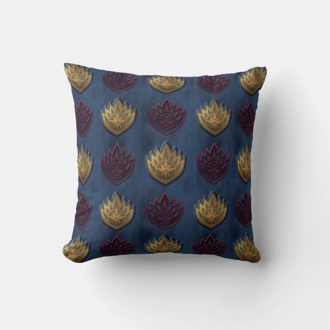 Guardians of the Galaxy Insignia Pattern Throw Pillow (Front)