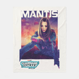 Guardians of the Galaxy Mantis Character Poster Fleece Blanket