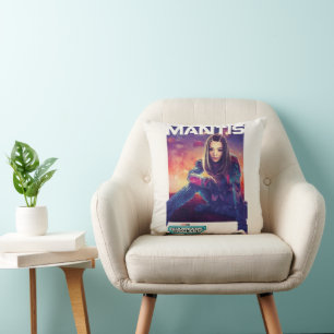 Guardians of the Galaxy Mantis Character Poster Throw Pillow