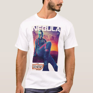 Guardians of the Galaxy Nebula Character Poster T-Shirt