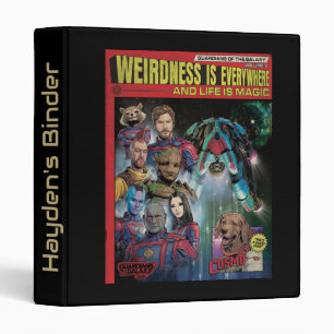 Guardians of the Galaxy Retro Comic Book Homage Binder