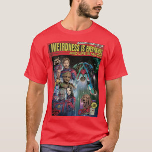 Guardians of the Galaxy Retro Comic Book Homage T-Shirt