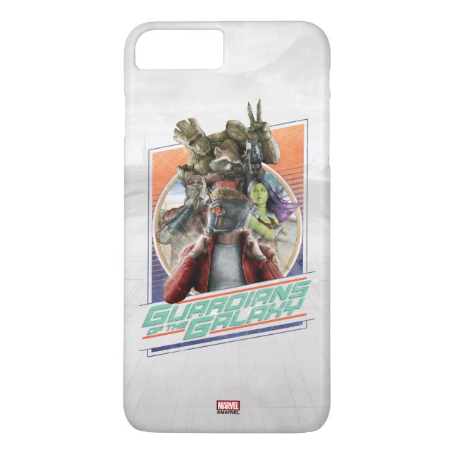 Guardians of the Galaxy | Retro Crew Art Case-Mate iPhone Case (Back)
