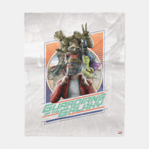 Guardians of the Galaxy   Retro Crew Art Fleece Blanket