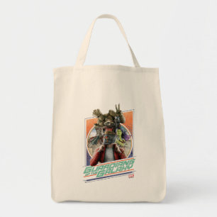 Guardians of the Galaxy   Retro Crew Art Tote Bag