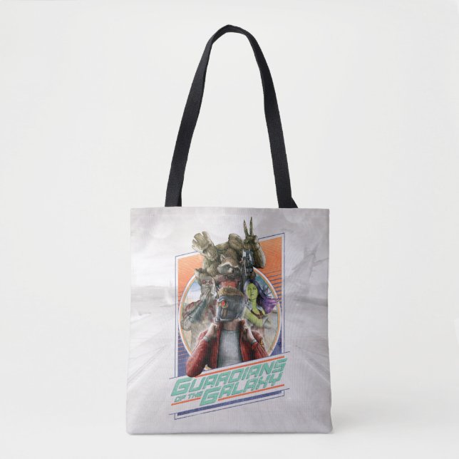 Guardians of the Galaxy | Retro Crew Art Tote Bag (Front)