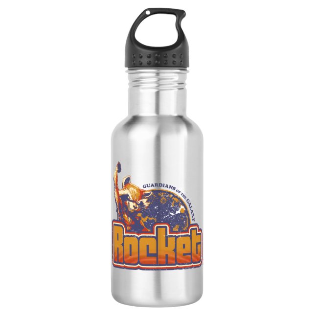 Guardians of the Galaxy | Rocket Character Badge 532 Ml Water Bottle (Front)