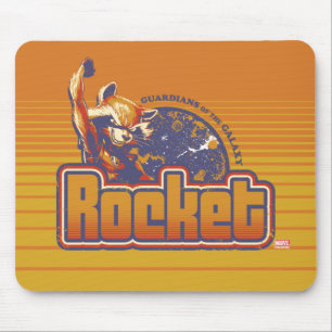 Guardians of the Galaxy   Rocket Character Badge Mouse Pad