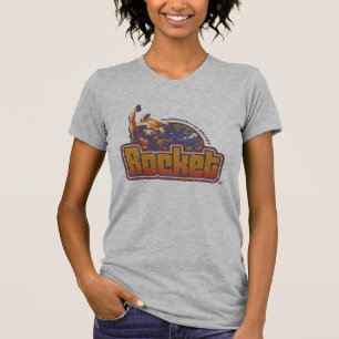 Guardians of the Galaxy Rocket Character Badge T-Shirt