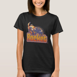 Guardians of the Galaxy Rocket Character Badge T-Shirt