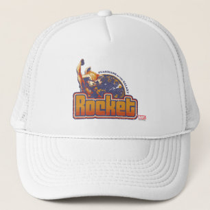 Guardians of the Galaxy   Rocket Character Badge Trucker Hat