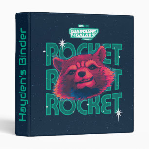 Guardians of the Galaxy Rocket Face Graphic Binder