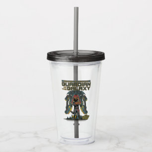Guardians of the Galaxy Rocket "Guardian" Quote Acrylic Tumbler