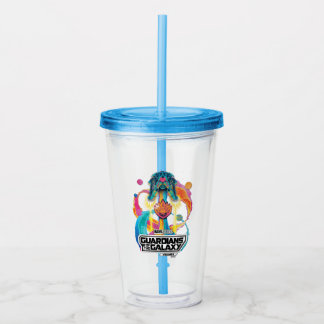 Guardians of the Galaxy Ship Blastoff Graphic Acrylic Tumbler